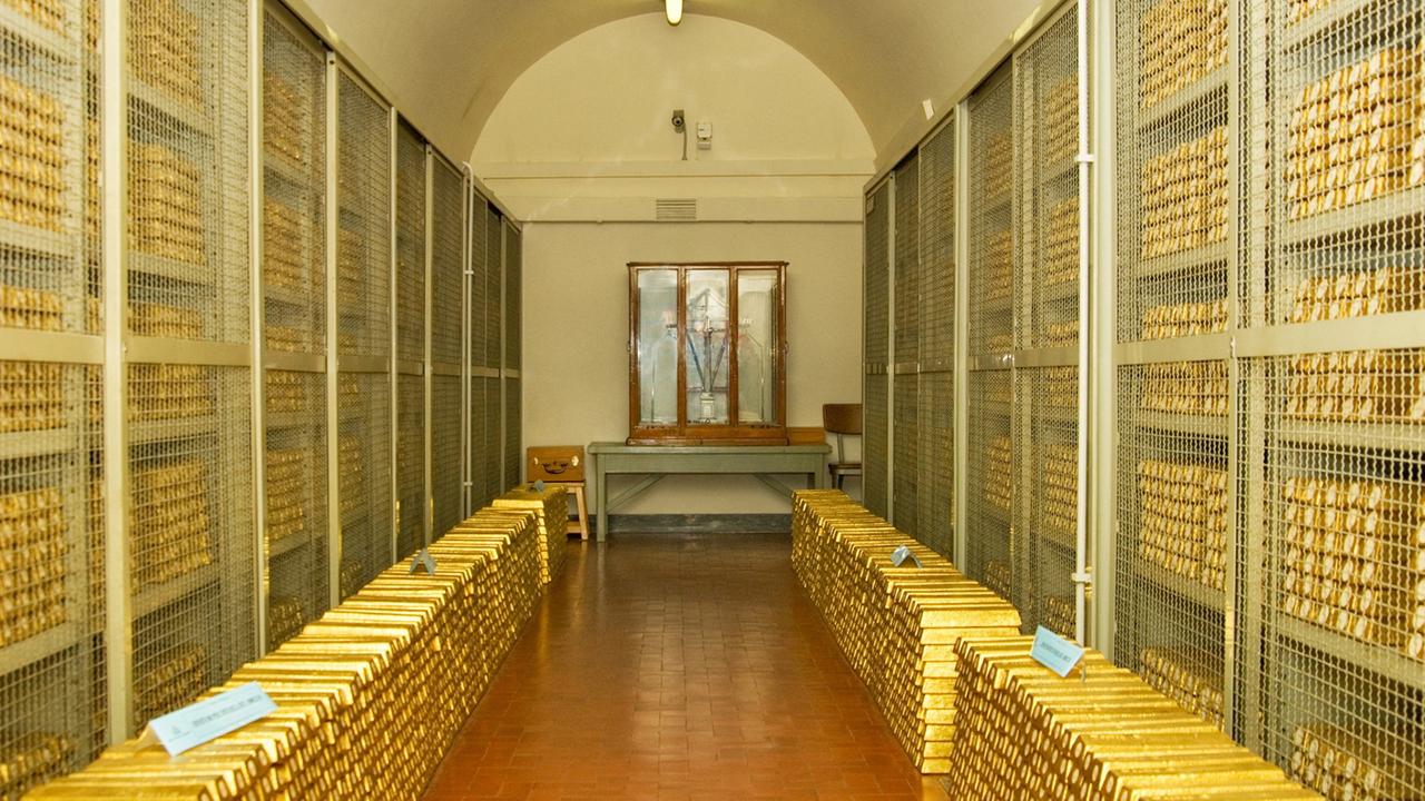 Italiens Gold Eigentum Streit