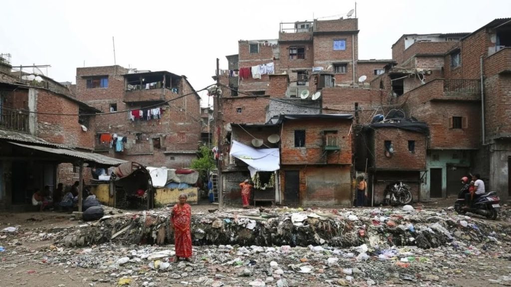 Indische Städte Krise