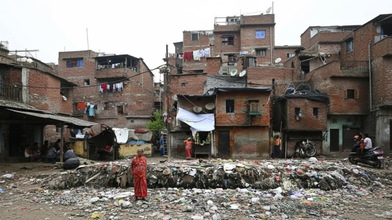 Indische Städte Krise