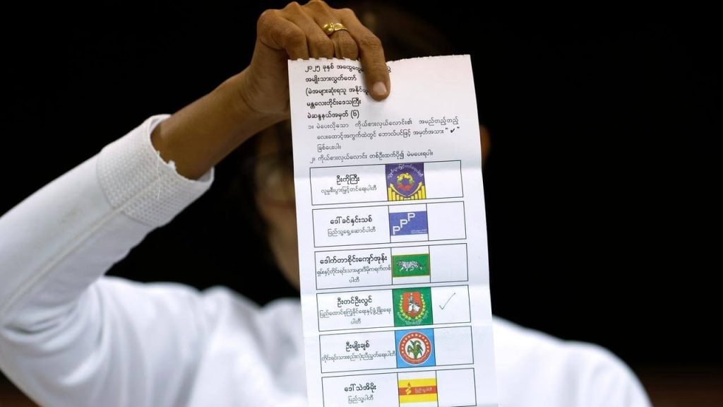 Myanmar Junta Wahl