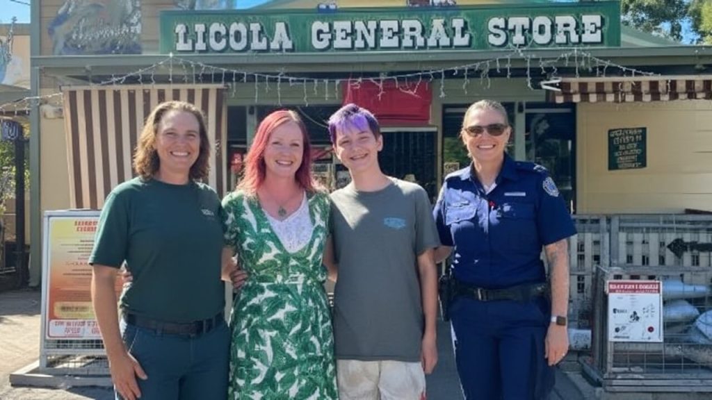 Licola-Dorf-Verkauf-Protest