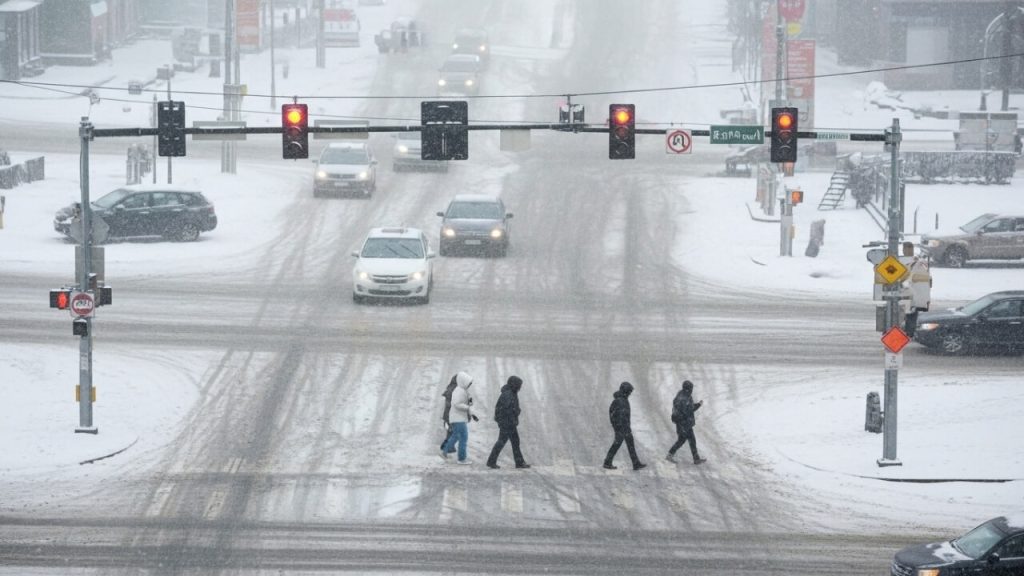 US Wintersturm Flüge