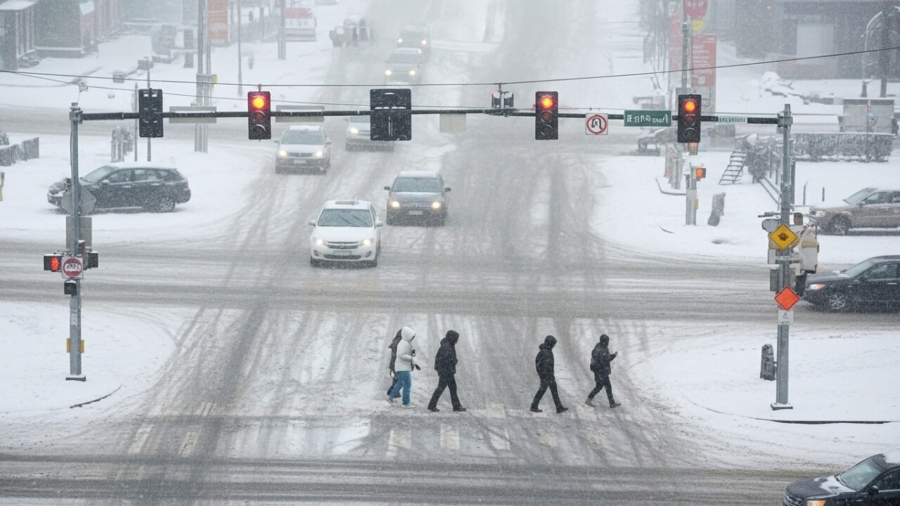 US Wintersturm Flüge