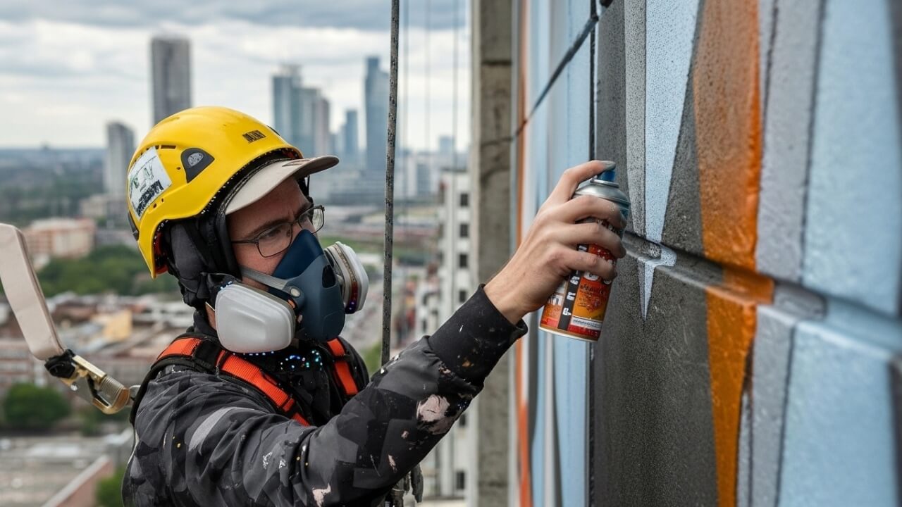 Sprühdose Graffiti Rebellion Mainstream