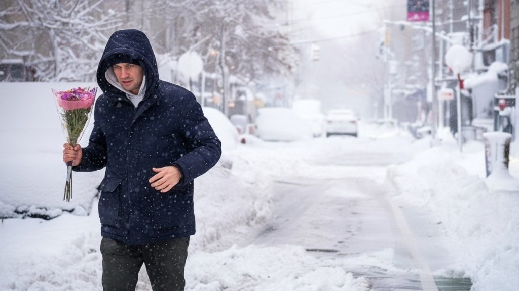 Flugausfälle-US-Schneesturm