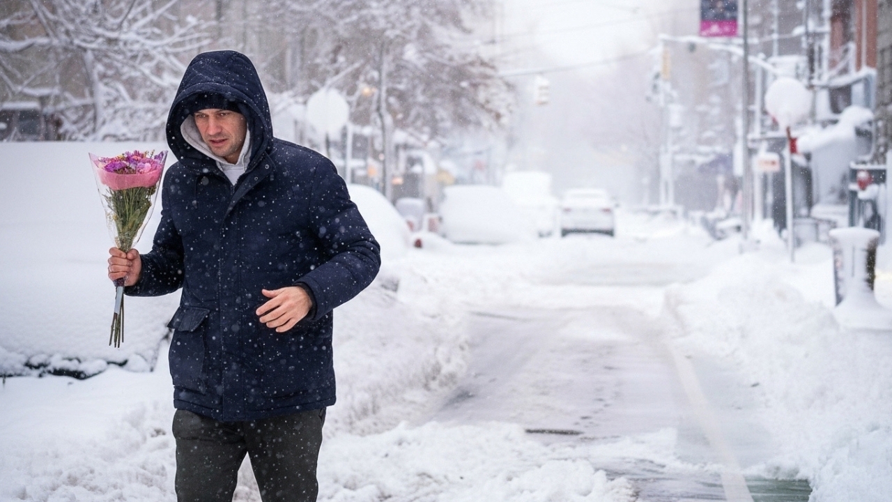 Flugausfälle-US-Schneesturm