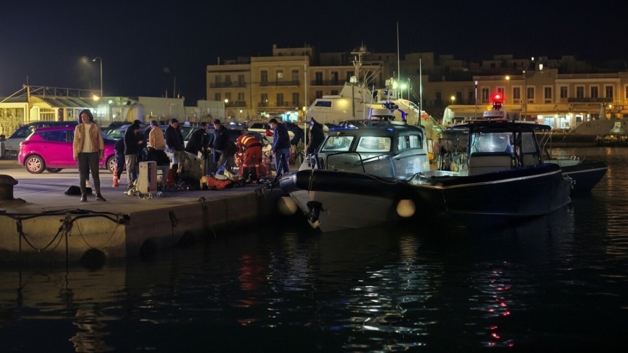 Chios Migrantenboot Kollision Tote