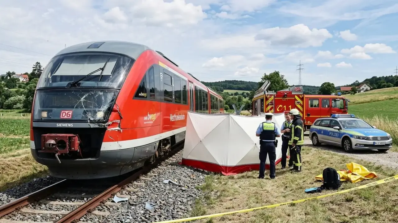 bahnuebergang unfall unterfranken tod
