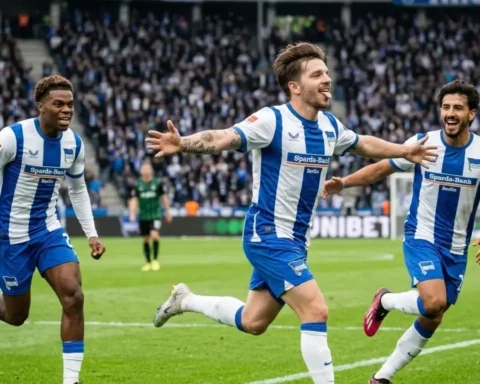 hertha siebter sieg fürth